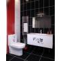 Унитаз-монолит EVA GOLD YA-3369 Black Decor. Фото