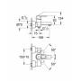 Смеситель для ванны GROHE Quadra 32638000. Фото