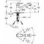 Смеситель для мойки GROHE Eurodisc 32257001. Фото