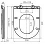 Сиденье для унитаза с микролифтом, быстросъемное AM.PM Inspire C507853WH. Фото