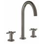 GROHE 20008AL3 Atrio New Смеситель двухвентильный для раковины на 3 отверстия, монтаж на бортик, крестобразная ручка, размер M. Фото