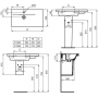 Мебельная раковина IDEAL STANDARD Connect Space 60х38 E136601. Фото