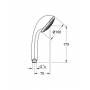 Ручной душ GROHE Relexa Trio 2879300E. Фото