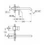 Смеситель для раковины GROHE Essence New 19967001 (внешняя часть). Фото