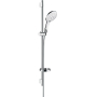 Душевой гарнитур Hansgrohe Raindance Select 150 3iet 90cm белый/хром 27803400. Фото