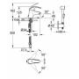 Смеситель для раковины GROHE Eurosmart 23124000. Фото