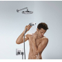 Верхний душ Hansgrohe Raindance Select 2jet хром 26466000. Фото