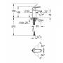 Смеситель для раковины Grohe Eurosmart Cosmopolitan 32827000. Фото