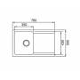 Мойка кухонная FRANKE Orion OID611-78 114.0443.360. Фото