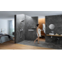 Полка Hansgrohe Rainfinity Shelf 500 26844000, хром для ванной комнаты. Фото