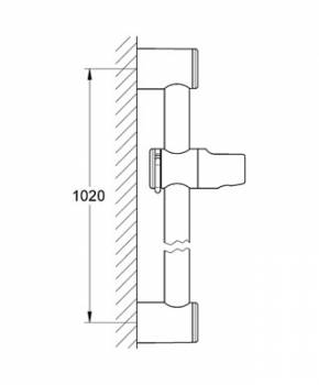 Душевая штанга GROHE Relexa 28621000 1000 мм. Фото