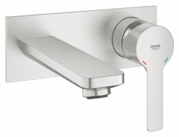 GROHE 19409DC1 Lineare New Смеситель для раковины настенный, на два отверстия, комплект верхней монтажной части для 32635. Фото