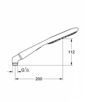 Ручной душ GROHE Rainshower Icon 27449000. Фото