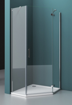 Душевой угол BELBAGNO KRAFT-P-1-80-C-Cr-L. Фото