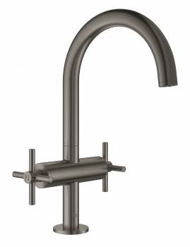 GROHE 21019AL3 Atrio New Смеситель двухвентильный для раковины на 1 отверстие, крестобразная ручка, размер L, Графит. Фото