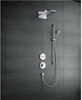 Верхний душ Hansgrohe Rainfall 180 Air хром 28433000. Фото