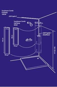 Солярий универсальный Sunshower Combi Full Body