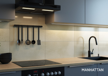 KERRANOVA K-591/CR Керамический гранит Manhattan 600х600х10 никель. Фото