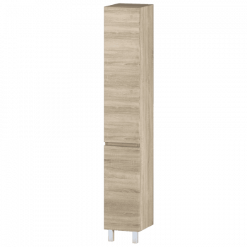 Шкаф-пенал напольный 30 см, правый, светлый дуб AM.PM Gem S M91CSR0306OF. Фото