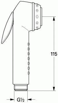 Гигиенический душ GROHE 28020F00. Фото