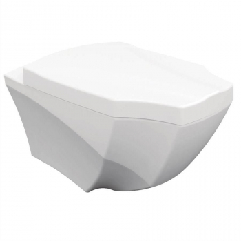 Безободковый подвесной унитаз BIEN Fracture FRKA056GMVP0W3000. Фото