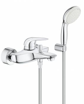 GROHE 2372930A Eurostyle 2015 Solid Смеситель для ванны с душевым набором. Фото