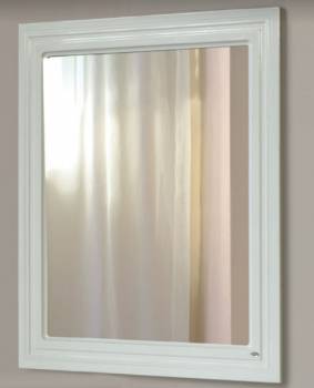 Зеркало АТОЛЛ Мальта 80 (белый глянец). Фото