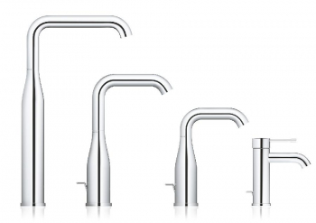 GROHE 23589001 Essence New Смеситель для раковины S-Size II, сливной гарнитур. Фото