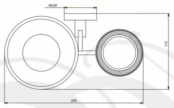 Держатель для стакана и мыла SmartSant Модерн SM02053AA_R для ванной комнаты. Фото