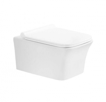 SOLE LOFT Безободковый унитаз подвесной с сиденьем Soft-close. Фото