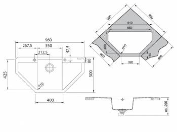 Кухонная мойка FRANKE Maris MRG 612 E оникс 114.0284.584. Фото