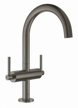 GROHE 21022AL3 Atrio New Смеситель двухвентильный для раковины на 1 отверстие, рукоятки-рычаги, размер L, Графит. Фото