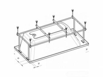 Каркас для ванны ROCA Easy 170x75 ZRU9302900. Фото