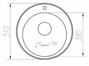 Кухонная мойка TOLERO R-108. Фото