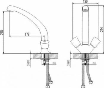 Смеситель для раковины IDDIS Praktic 59000B1+Z03. Фото