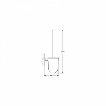 Туалетный ёршик GROHE Essentials Cube 40513001 для ванной комнаты. Фото