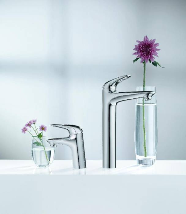 GROHE 33558003 Eurostyle 2015 Смеситель для раковины со сливным гарнитуром. Фото