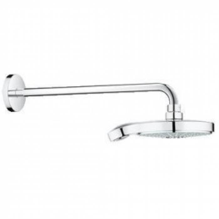 Верхний душ с душевым кронштейном GROHE Power&Soul 26172000. Фото