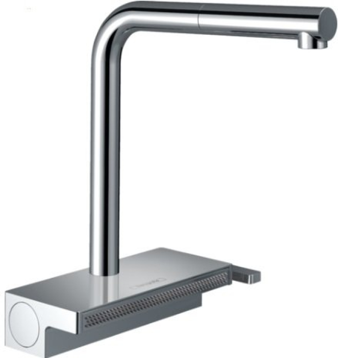 Смеситель для кухни с вытяжным душем Hansgrohe Aquno Select M81 250 73836000. Фото