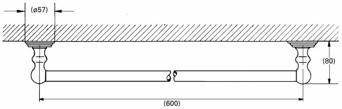 Полотенцедержатель GROHE Sinfonia 40049IG0 для ванной комнаты. Фото