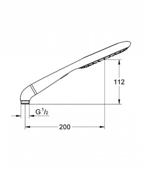 Ручной душ GROHE Rainshower Icon 27639000. Фото