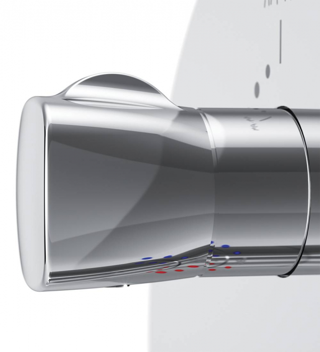 Смеситель для ванны и душа с термостатом, монтируемый в стену AM.PM Spirit 2.1 F71A85500. Фото