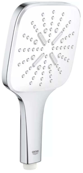 GROHE Душевая лейка Grohe Rainshower SmartActive 26582LS0 белая луна. Фото