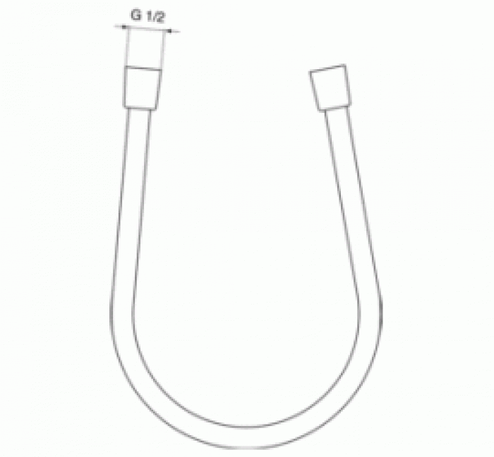 Шланг душевой 1750 мм IDEAL STANDARD IdealFlex A4109AA. Фото