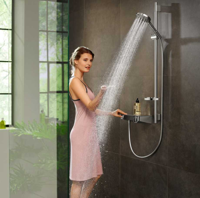 Душевой гарнитур Hansgrohe Raindance Select S 3jet 90см 27667000. Фото