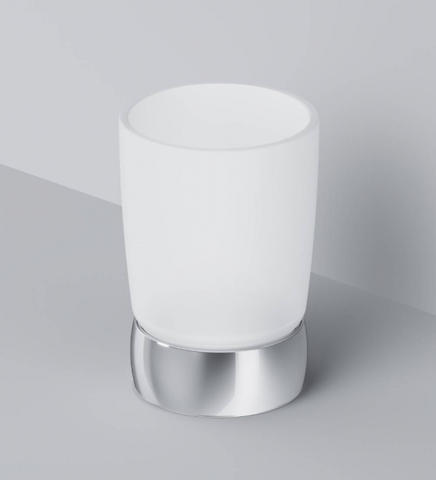 Стеклянный стакан, отдельностоящий AM.PM Sensation A3031300 для ванной комнаты. Фото