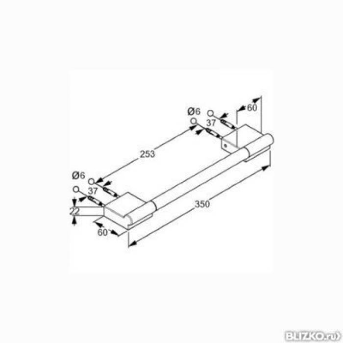 Поручень для ванны KLUDI A-Xes 4898105 для ванной комнаты. Фото