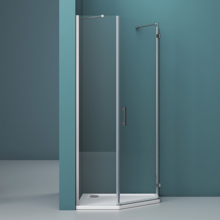 Душевой угол BELBAGNO KRAFT-P-1-80-C-Cr-R. Фото