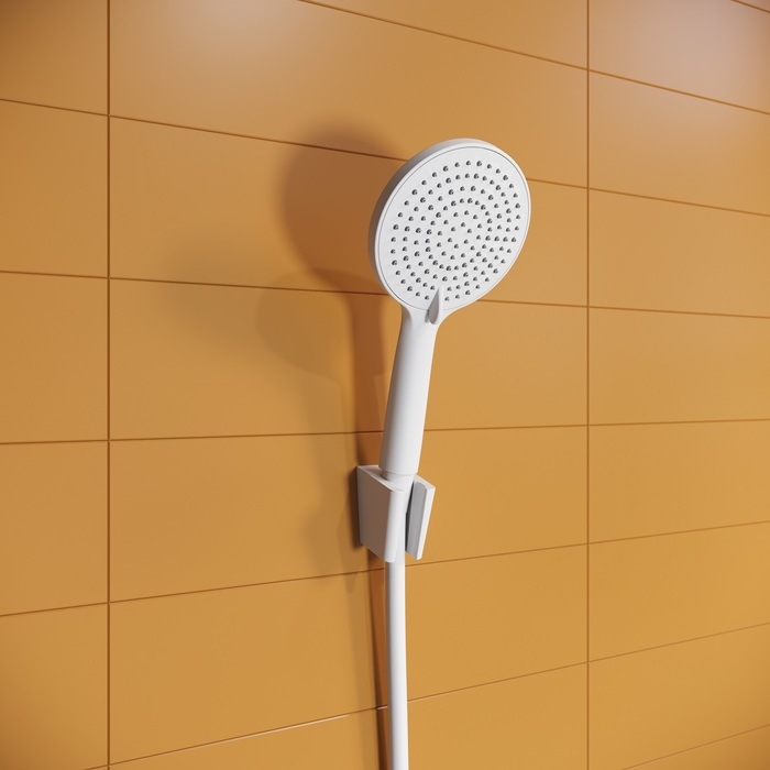 Лейка для душа белая матовая Optima Home IDDIS OPH3F0Wi18. Фото