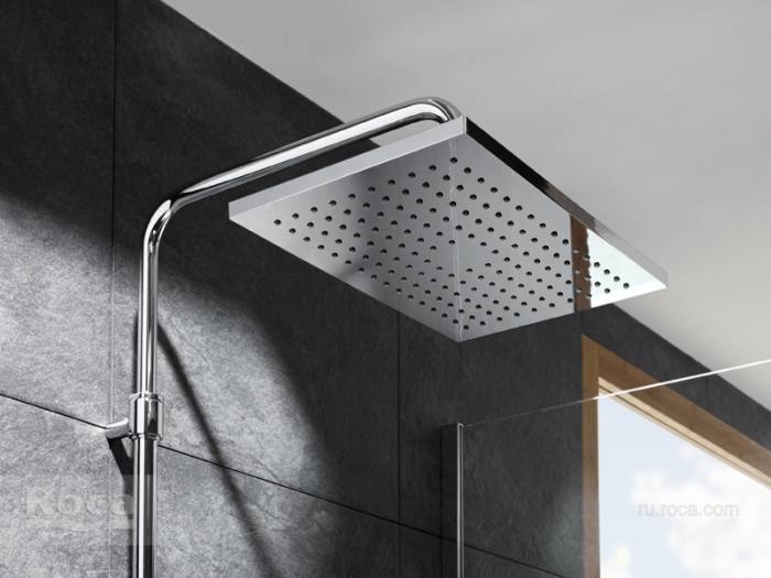 Душевая стойка ROCA Even-M Square A5A9B90C00. Фото